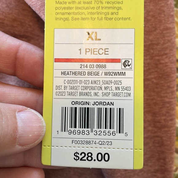 NWT XL Women’s All In Motion leggings ultra high rise moisture wicking UPF 50+ - Picture 3 of 12